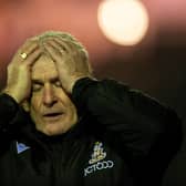 AGONY: Bradford City manager Mark Hughes