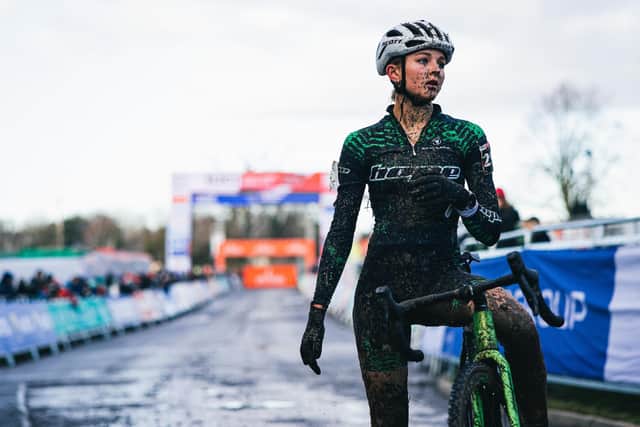 Cat Ferguson's future might be on the road but she loves riding cyclo-cross (Picture: SWPix.com)