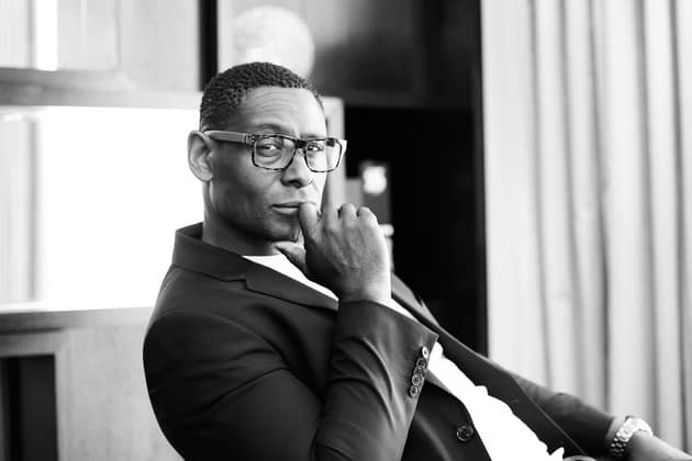 The portrait of actor and writer David Harewood which has been commissioned to address the lack of diverse representation within Harewood House's historic art collection. (Photo credit: The Harper Edit/PA Wire)