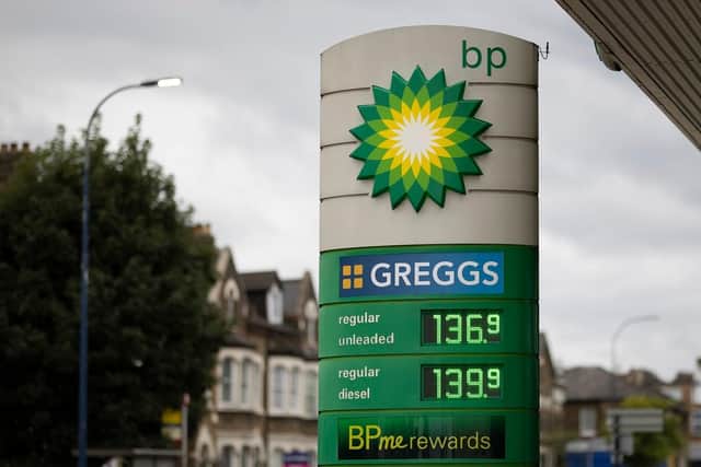 A BP (British Petroleum) petrol station. (Pic credit: Dan Kitwood / Getty Images)
