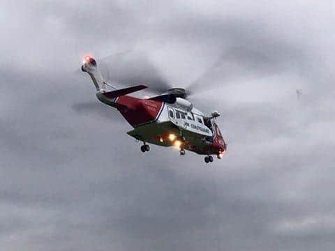 Humber Coastguard helicopter