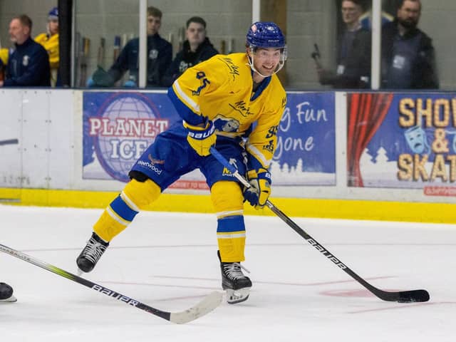 BIG CONTRIBUTOR: Mac Howlett has enjoyed a fien start to the season, posting eight goals and 14 assists in 15 games. Picture: Aaron Badkin/Leeds Knights