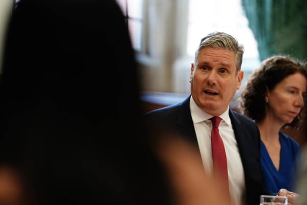 Labour leader Sir Keir Starmer during the first meeting of his new Shadow Cabinet last week. PIC: Jordan Pettitt/PA Wire