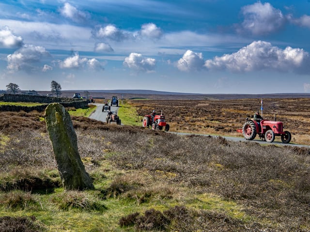 The second Brian Chester Road Run passes Dallowgill.