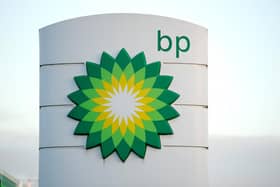 The sign for a BP filling station Spekehall Road in Liverpool, Merseyside. Profits hit record highs at the oil giant BP last year as the business benefited from runaway oil and gas prices caused by the war in Ukraine. Picture date: Tuesday February 7, 2023.