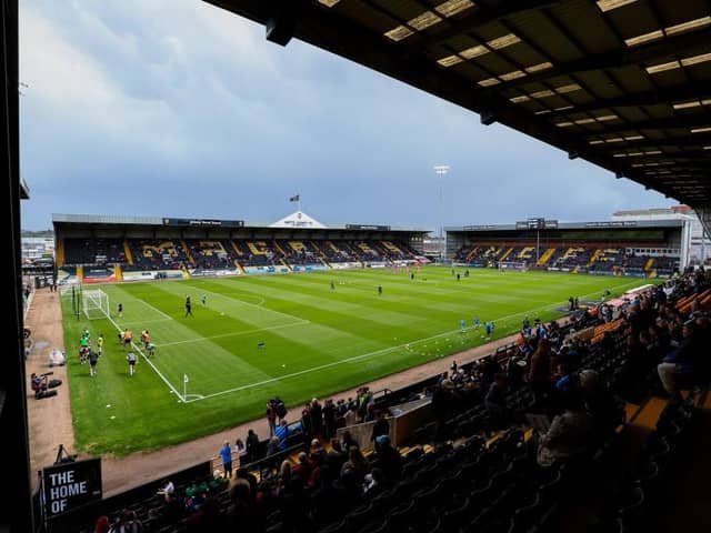 MAGPIES' NEST: Meadow Lane will host the Sky Sports cameras as well as Bradford City in November