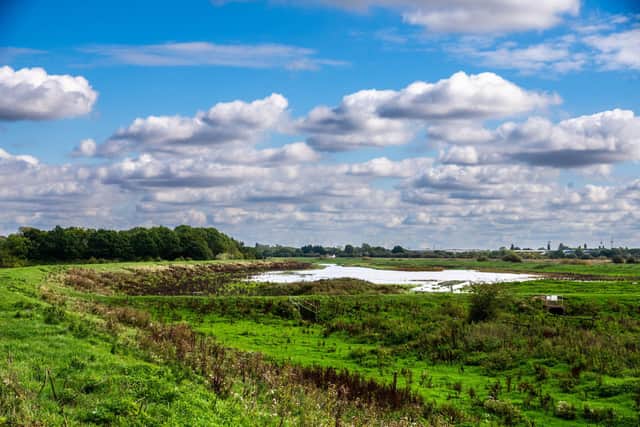The Great Ings floodplain at Fishlake, Doncaster, South Yorkshire. Picture: James Hardisty.