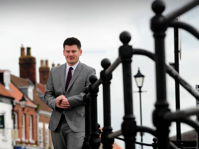 The Conservative candidate in next year’s inaugural North Yorkshire mayoral election, Keane Duncan. PIC: Simon Hulme