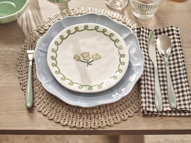Style it: Floral side plate £6, Poppy dinner plate £7, and napkins £12 for a set of four from John Lewis.