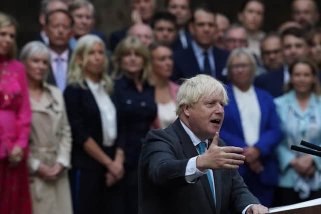 'Boris Johnson wasn't the answer and neither is the revolving door, time to call an General Election'. PIC: Victoria Jones/PA Wire
