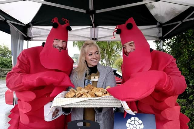 Two lobsters at last year's event. (Pic credit Richard Ponter / Visit Malton)