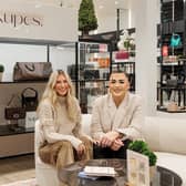 Rebecca Dransfield and Reece Morgan in the new Xupes area at Sandersons Department Store at Fox Valley