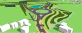 Artist's impression of the new roundabout at Brough