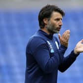 Danny Cowley led Huddersfield Town during the 2019/20 campaign. Image: Naomi Baker/Getty Images