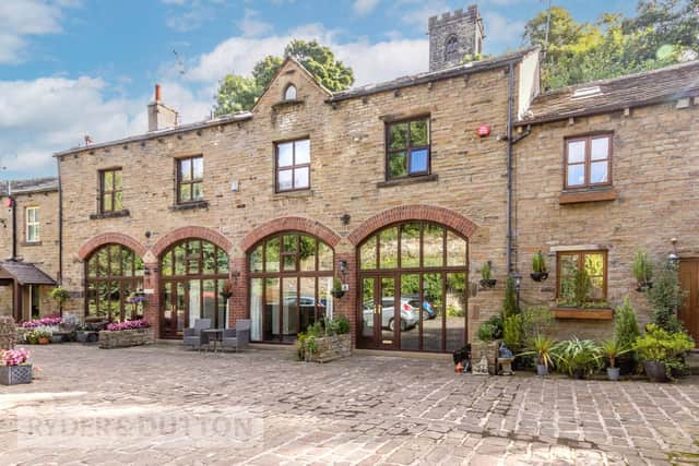 Fold Court, Kirkburton, one-bedroomed three-storey house in a courtyard conversion, £225,000, Ryder Dutton