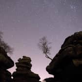 Brimham Rocks under the stars. Picture Bruce Rollinson