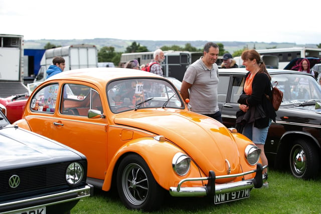 Vintage vehicles and classic cars at Halifax Agricultural Show at Savile Park