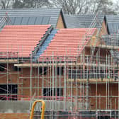 A file photo of houses under construction. PIC: Andrew Matthews/PA Wire