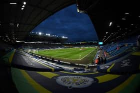 Elland Road, the home of Leeds United Football Club. (Photo by LAURENCE GRIFFITHS/POOL/AFP via Getty Images)