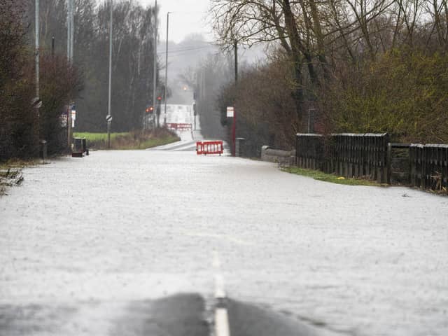 Storm Henk brought heavy rain and floods to Yorkshire at the start of 2024