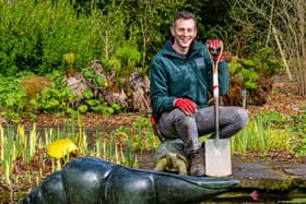 Lawrence is head gardener at Newby Hall