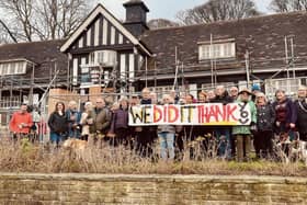 Campaigners celebrate saving the cafe at Graves Park