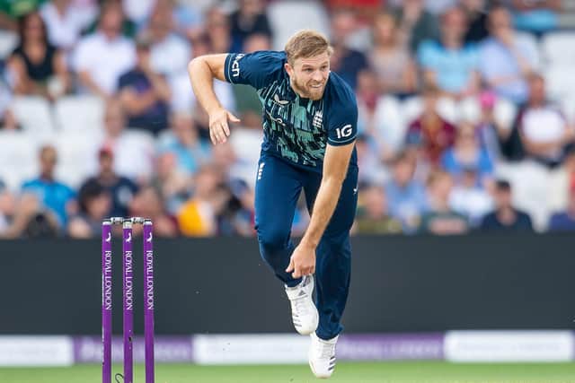 Yorkshire will come face-to-face at Headingley on Tuesday with their former all-rounder David Willey, now the captain of Northants T20 team. Photo: Allan McKenzie/SWpix.com