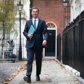 Chancellor of the Exchequer Jeremy Hunt leaves 11 Downing Street, London, for the House of Commons to deliver his autumn statement. PIC: Stefan Rousseau/PA Wire