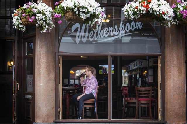 Library photo of a Wetherspoon pub  in Stoke Newington, North London. The pub giant has swung back to a profit over the past year as it saw a sharp jump in sales. The company, which runs 826 pubs across the UK, recorded a £42.6m pre-tax profit for the year to July 30, jumping from a £30.4m pre-tax loss a year earlier. (Photo by Victoria Jones/PA Wire)