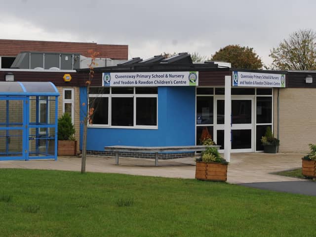 Queensway Primary School in Yeadon was rated "inadequate" by Ofsted. (Pic: Tony Johnson)