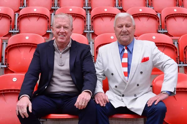 TRUST: Steve McClaren (left) has spoken about his relationship with Rotherham United chairman Tony Stewart (Image: Kerrie Beddows)