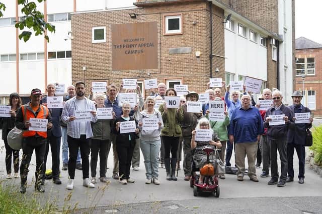 A planning application has been submitted to change the use of Thornes House Complex to a business centre. Local councillors, residents and Friends of CHat Parks are protesting against the proposal. Picture Scott Merrylees
