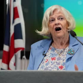 Photo dated 23/05/24 of Ann Widdecombe speaking during a Reform UK General Election campaign launch in Westminster, London. The former MP and MEP who also featured on Strictly Come Dancing has died aged 78