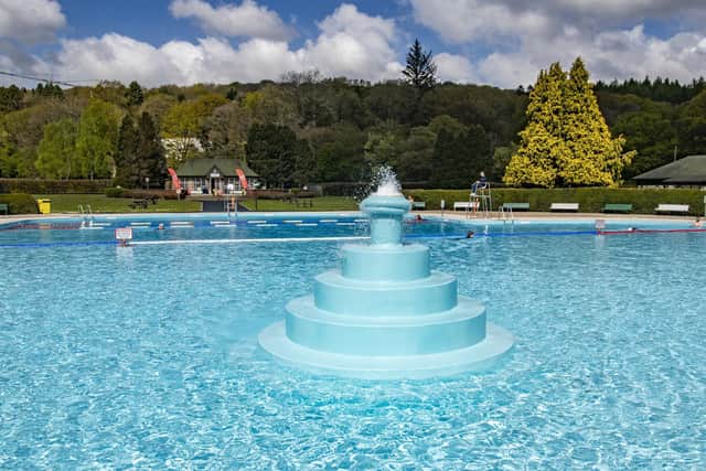 Ilkley Lido. Picture Tony Johnson