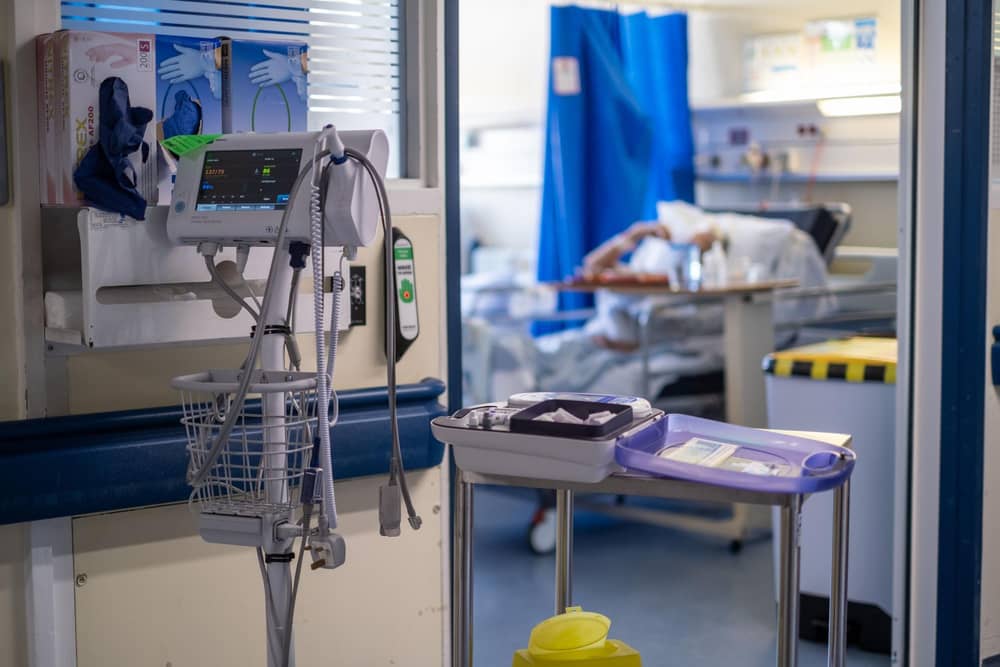 General view of medical equipment on a NHS hospital ward. PIC: Jeff Moore/PA Wire