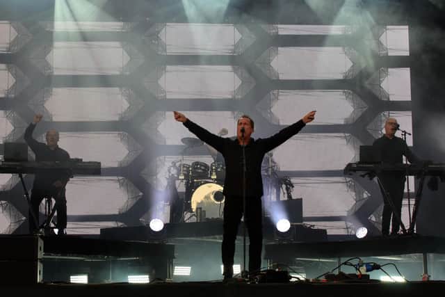 OMD onstage at Let's Rock Leeds. Picture: Jan Blackwell