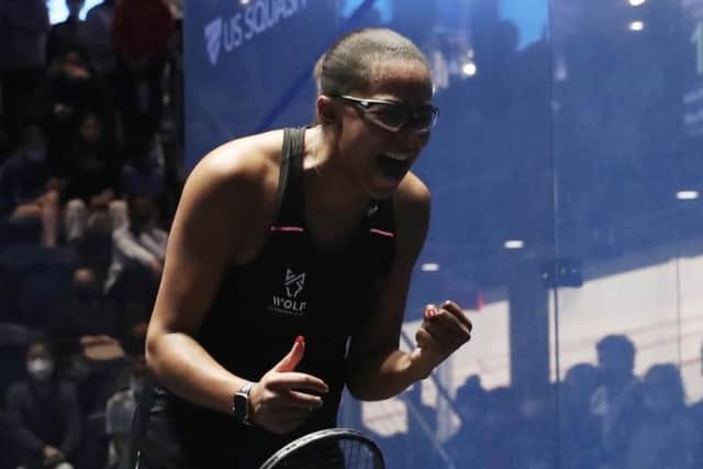 Asia Harris at the US Junior Open