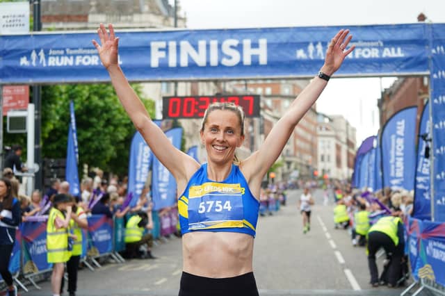 Heather Townsend took to the finish line in a soaring time of 00:33:41
