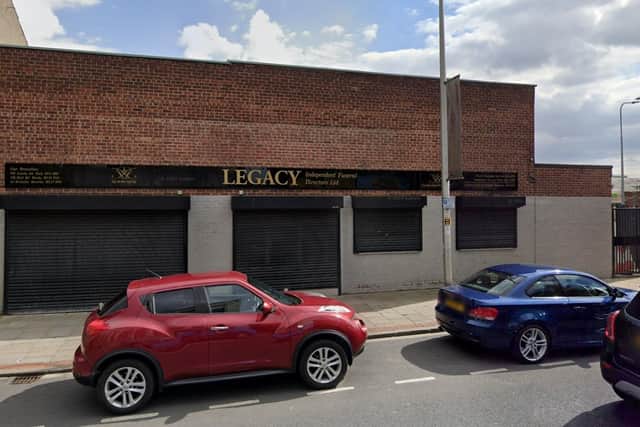 Legacy Funeral Directors, in Hessle Road, Hull. Picture is from Google Street View
