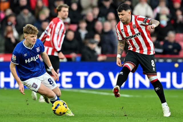 ASSISTS: Sheffield United's Gustavo Hamer (right) (Image: Bruce Rollinson/PA Wire)