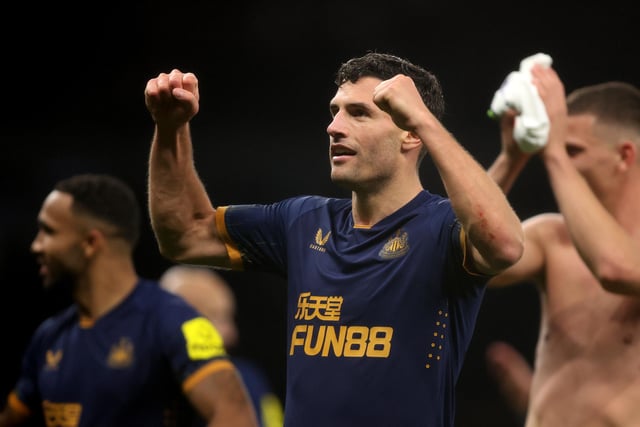 The Newcastle defender has played a key role in his side's form this season, with the Magpies sitting third in the table. He has averaged over four clearances a game and scored in the opening-day win over Nottingham Forest.