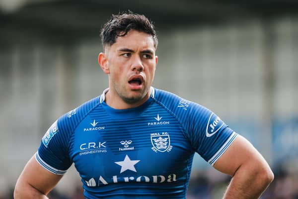 Andre Savelio has yet to play since swapping Hull for Huddersfield. (Photo: Alex Whitehead/SWpix.com)