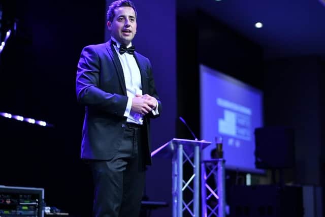 Simon Jones speaks at a celebration evening for Hull & Humber Top 30 Under 30s