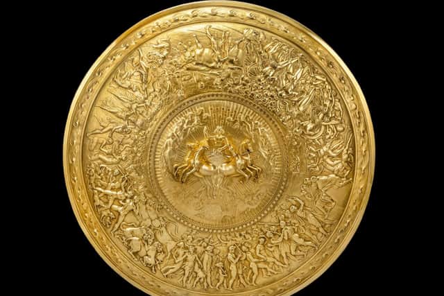 Philip Rundell (1746–1827) for Rundell, Bridge & Rundell, The Royal Shield of Achilles, 1823. Courtesy of Koopman Rare Art