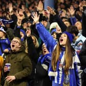 FAN FARE: Sheffield Wednesday show their support from the Hillsborough stands in the recent Championship derby with Leeds United