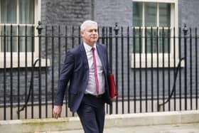 Environment Secretary Steve Barclay departing Downing Street, London, following a Cabinet meeting in November