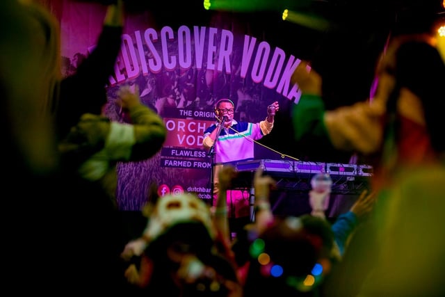 Gok Wan DJ'd at the Yorkshire Dales festival.