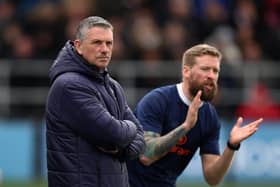 NOT QUITE: York City manager John Askey (left) was left frustrated after his side's FA Cup First Round defeat at Shrewsbury Town. Picture: Julian Finney/Getty Images