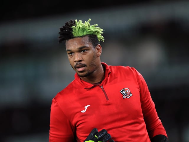 The goalkeeper has made 16 appearances for Exeter in League One, keeping six clean sheets.