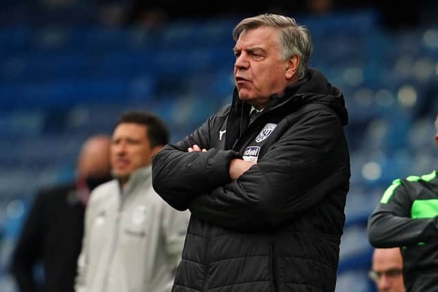 Sam Allardyce is the new favourite with the bookmakers to become the next Cardiff City manager. (Photo by JON SUPER/POOL/AFP via Getty Images)